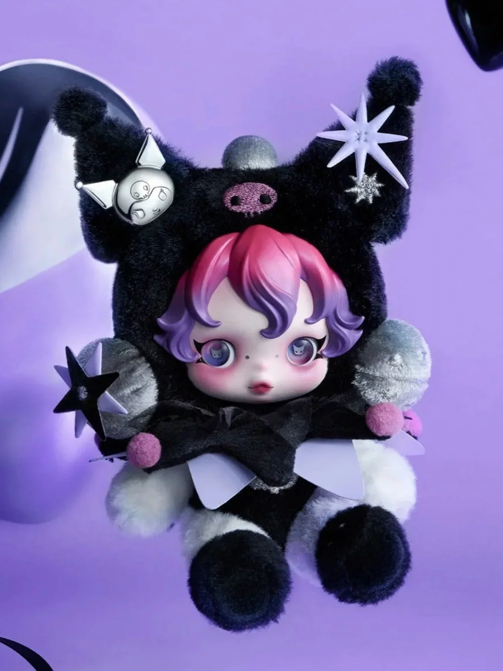 NEW AUTHENTIC SKULL PANDA KUROMI Plush Pendant